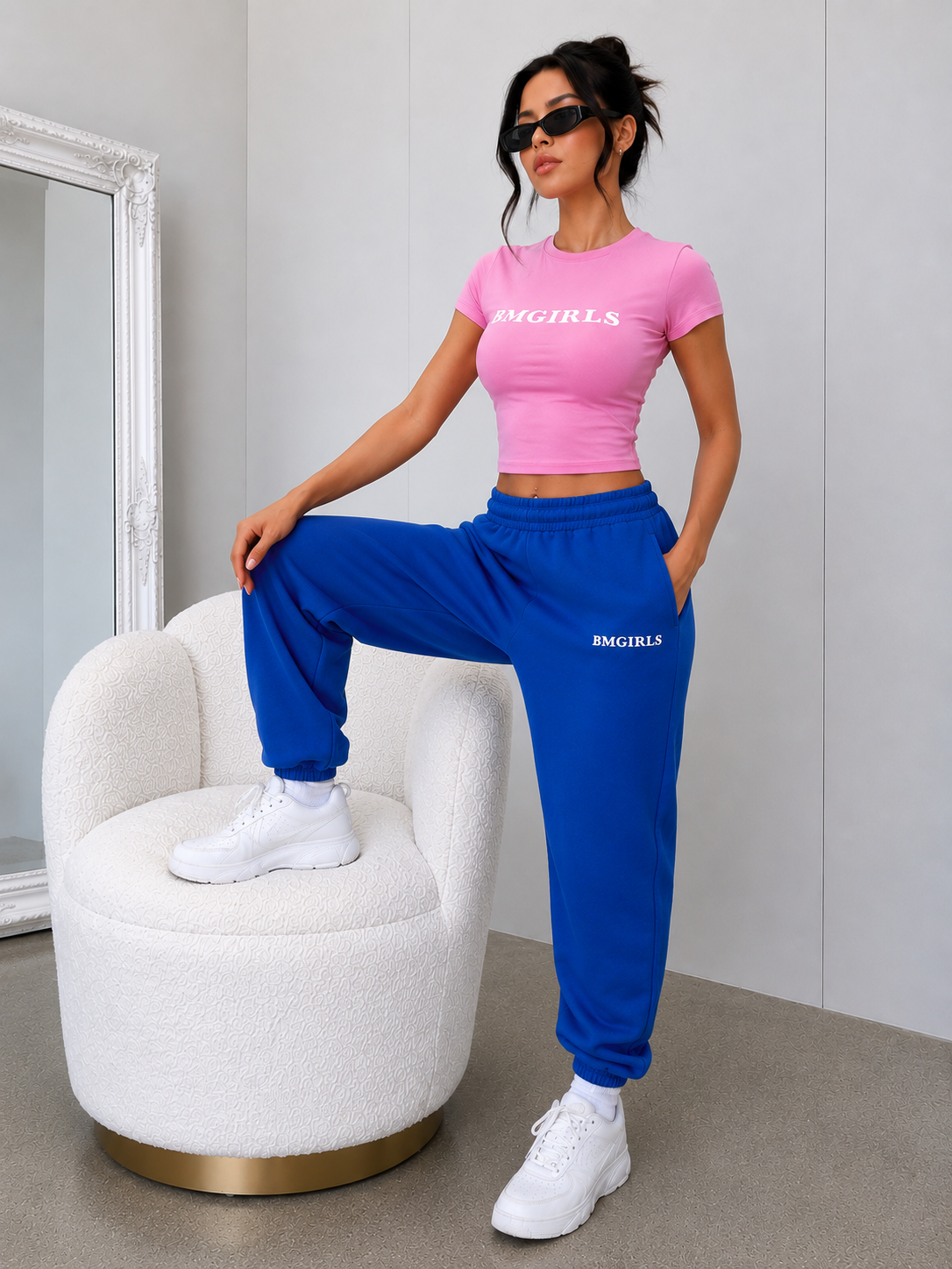 BMGIRLS Sweat Jogger Pants