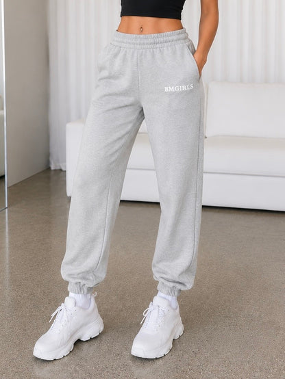 BMGIRLS Sweat Jogger Pants